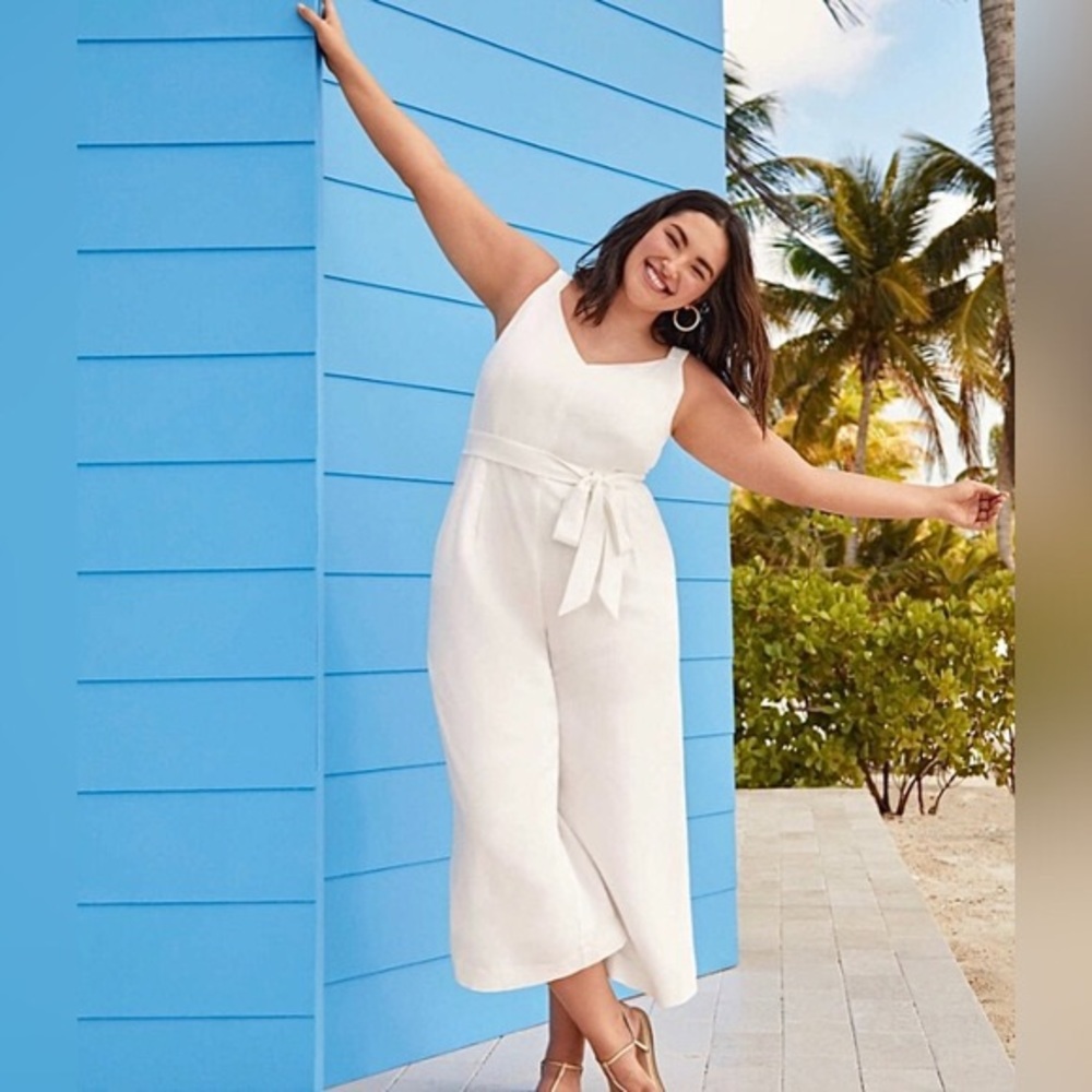 Loft- DOUBLE V JUMPSUIT